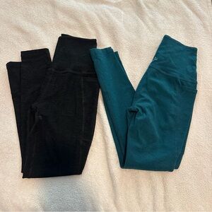 beyond yoga 2 piece yoga leggings small xs